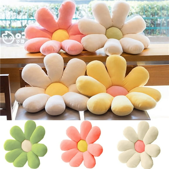 D GROEE Flower Shaped Pillow & Home Decorative Creative Cushion & Vivid Plush Stuffed PP Cotton Pillow for a Reading Bed Room or Watching TV