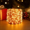 thumbnail image 5 of Silver Wire LED String Lights for Christmas Gift Box Wrapping, Cool White Fairy Lights for Christmas Decorations, Holiday Party Decor and Home Accents, 5 of 7