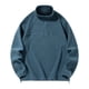 thumbnail image 3 of Kalauyu Mens Fuzzy Fleece Sweatshirt Quarter Zip Pullover Long Sleeve Winter Fall Outdoor Warm Outerwear, 3 of 8