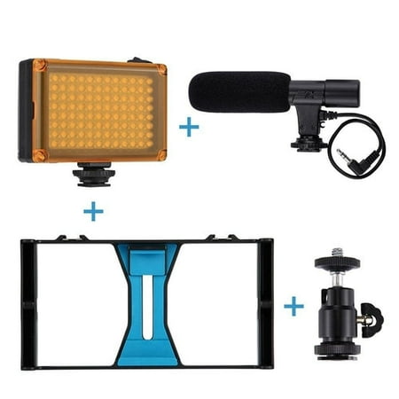Mobile Photography Set Mobile Live Rabbit Cage Set Microphone Tripod