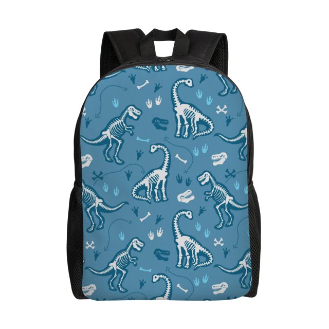 Fotbe Dinosaur Skull Mochila de Viaje para Laptop, Mochila Ejecutiva Delgada y Resistente 15.6"