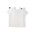 thumbnail image 4 of T-Shirt Blanc à Col Rond à Dos Ouvert Adaptatif pour Hommes, 4 of 6