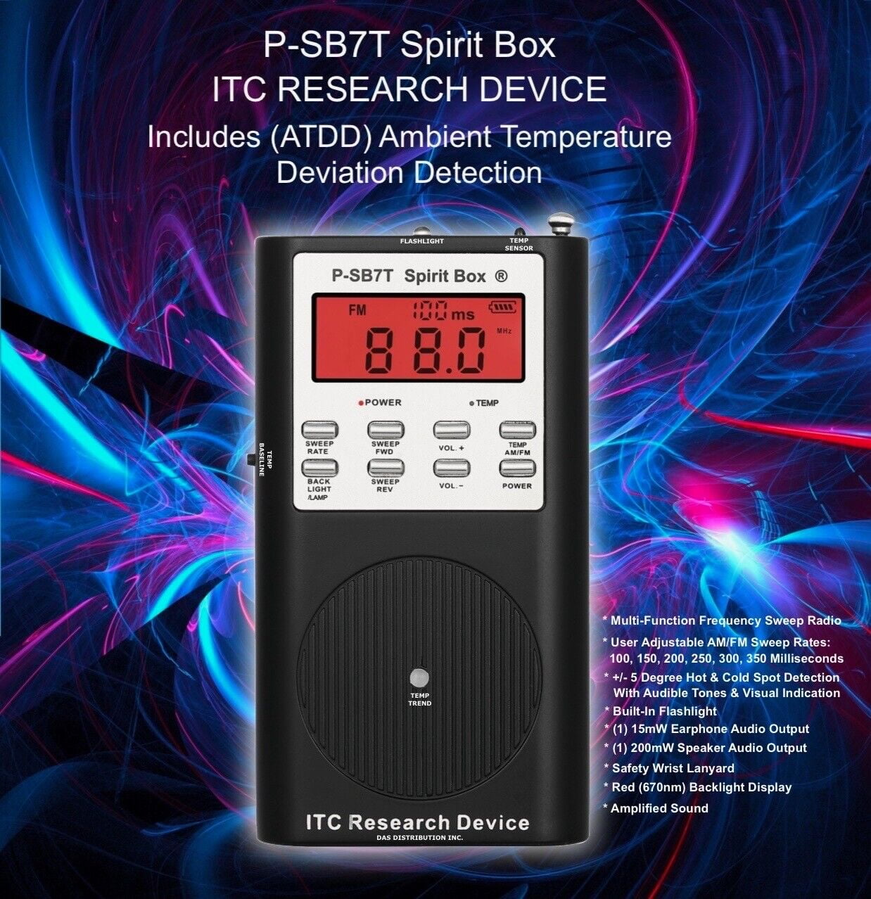 BLEMISHED P-SB7T P-SB7 Spirit Box Paranormal Ghost Hunting