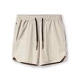 thumbnail image 7 of YLSDY Men's Casual Novelty Shorts Track Jogging Lounge Leisure Walk Short Solid Color Wrinkle-Resistant Side Split Short Khaki L, 7 of 7