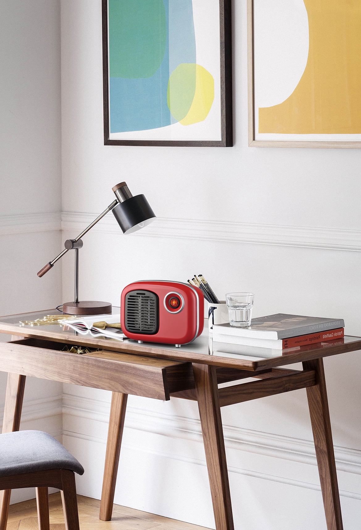 Soleil Electric Personal Ceramic Mini Heater 250W Indoor Mint MH-08M -  Walmart.com