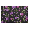 thumbnail image 2 of Small Repeating Pink Purple Flowers Doormats Welcome Mats Gate Pads Entryway Outdoor 32" x 20", 2 of 8