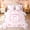 Pink C, variant on meiyoeat Preppy Letter E Full Size Bedding Sets for Kids Girls, Princess Bow Lace Full Size Bed in a Bag for Bedroom, Pink White, Pink Reversible, 7pcs