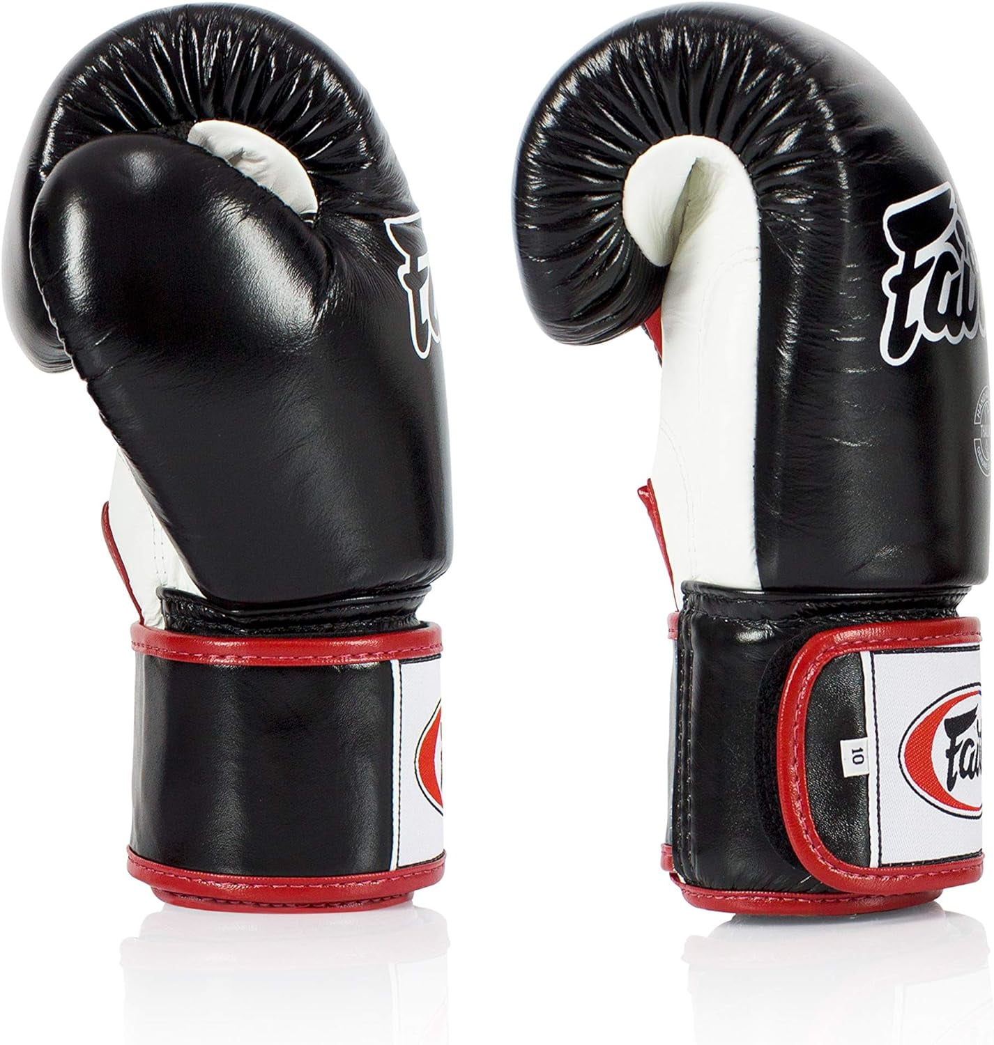 Fairtex グローブ 14oz Fairtex Muay Thai-Style Sparring Gloves 14 oz Black / White
