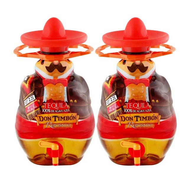 Duo Pack Tequila Don Timbón Reposado 2.2L c/u Don Timbón Tequila Reposado