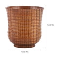 thumbnail image 1 of Taza De Madera Hecha A Mano De Madera Natural Café Té Cerveza Jugo Taza De Leche, 1 of 7