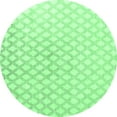 thumbnail image 1 of Ahgly Company Indoor Round Trellis Emerald Green Contemporary Area Rugs, 8' Round, 1 of 4