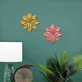 thumbnail image 5 of Decoración De Arte De Pared De Flor De Metal De Oro Rosa 9.5 Escultura Floral Moderna Rústica Hierro Envejecido Colgante De Pared Decoración Del Hogar Obras De Arte Decorativas Para Interior Cocina Do, 5 of 5