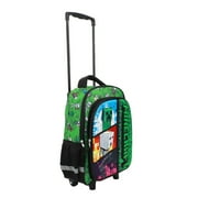 Minecraft Rolling 16 Backpack with Adjustable Handle