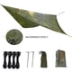 thumbnail image 3 of Artículos para acampar y hacer senderismo al aire libre, carpa triangular multifuncional con protección solar, carpa de playa para acampar, carpa de lona parasol y carpa impermeable., 3 of 3
