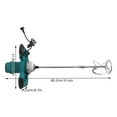 thumbnail image 3 of YIYIBYUS 2100W Electric Cement Mixer Portable 6 Speed Mud Mixer Adjustable Handheld Paint Mixer for Mixing Mortar, 3 of 12