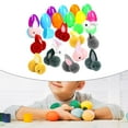 thumbnail image 6 of HILABEE 12x Colorful Easter Eggs Easter Eggs Fillers with Toys Party Favors Easter Rabbits Easter Basket Stuffers for Boys Teens Kids, 6 of 8