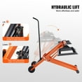 thumbnail image 3 of VEVOR 500 Lbs Lawn Mower Lift with Hydraulic Jack for Riding Tractor Lawn Mowers, 3 of 9