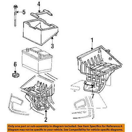 Dodge CHRYSLER OEM 94-01 Ram 1500 5.2L-V8 Battery-Plate ...