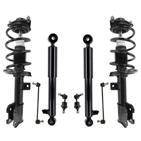 Front Struts Rear Shocks & Links For Hyundai Santa Fe Front Wheel Drive 13-2018