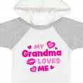 thumbnail image 4 of Inktastic My Grandma Loves Me with Hearts and Kiss Boys or Girls Baby Bodysuit, 4 of 5