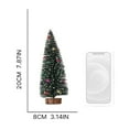 thumbnail image 3 of Christmas Decor Desktop Ornament Flocking Glue Bead Mini Desktop Christmas Tree Desktop dress up, 3 of 3