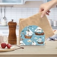 thumbnail image 6 of Sailboats Sea Napkin Holder for Table Clear Napkin Stand Paper Holder Acrylic Organizer Dispenser Napkins for Dinner Kitchen Restaurant Room, 6 of 8
