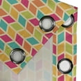 thumbnail image 4 of Ambesonne Colorful Grommet Curtain, Chevron Hipster Style, 50" x 72", Multicolor, 4 of 6