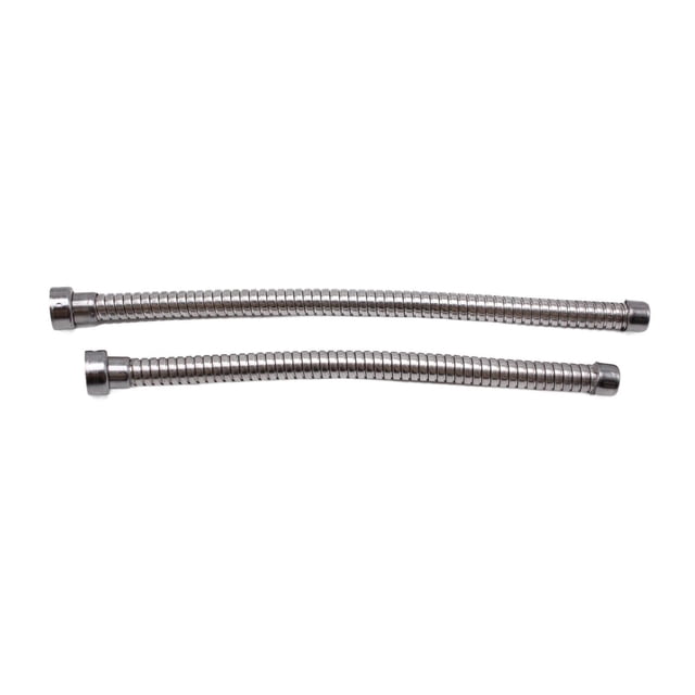2 Piezas Conduit para Luz Trasera Tubo Flexible de Acero Inoxidable Cubierta de Cableado Pulido Manguera Protectora Adecuado para Automóviles Camiones Proyectos de Vehículos