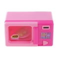 thumbnail image 3 of Mini Microwave Oven Dolls House Pink, 3 of 8