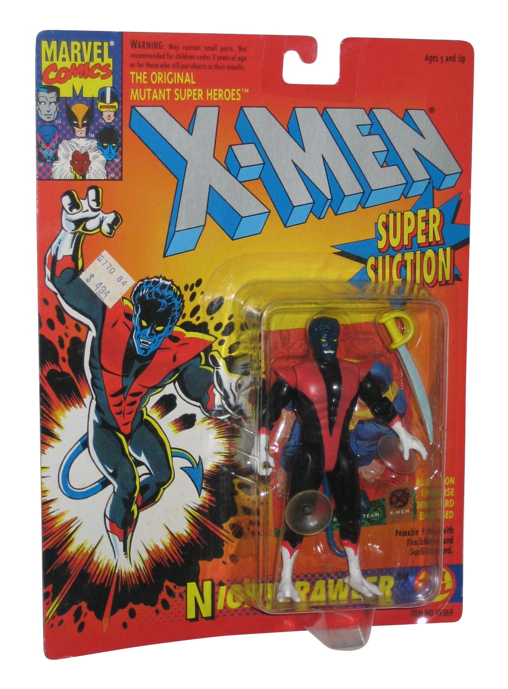 Marvel Comics XMen Nightcrawler Vintage (1993) Toy Biz Action Figure