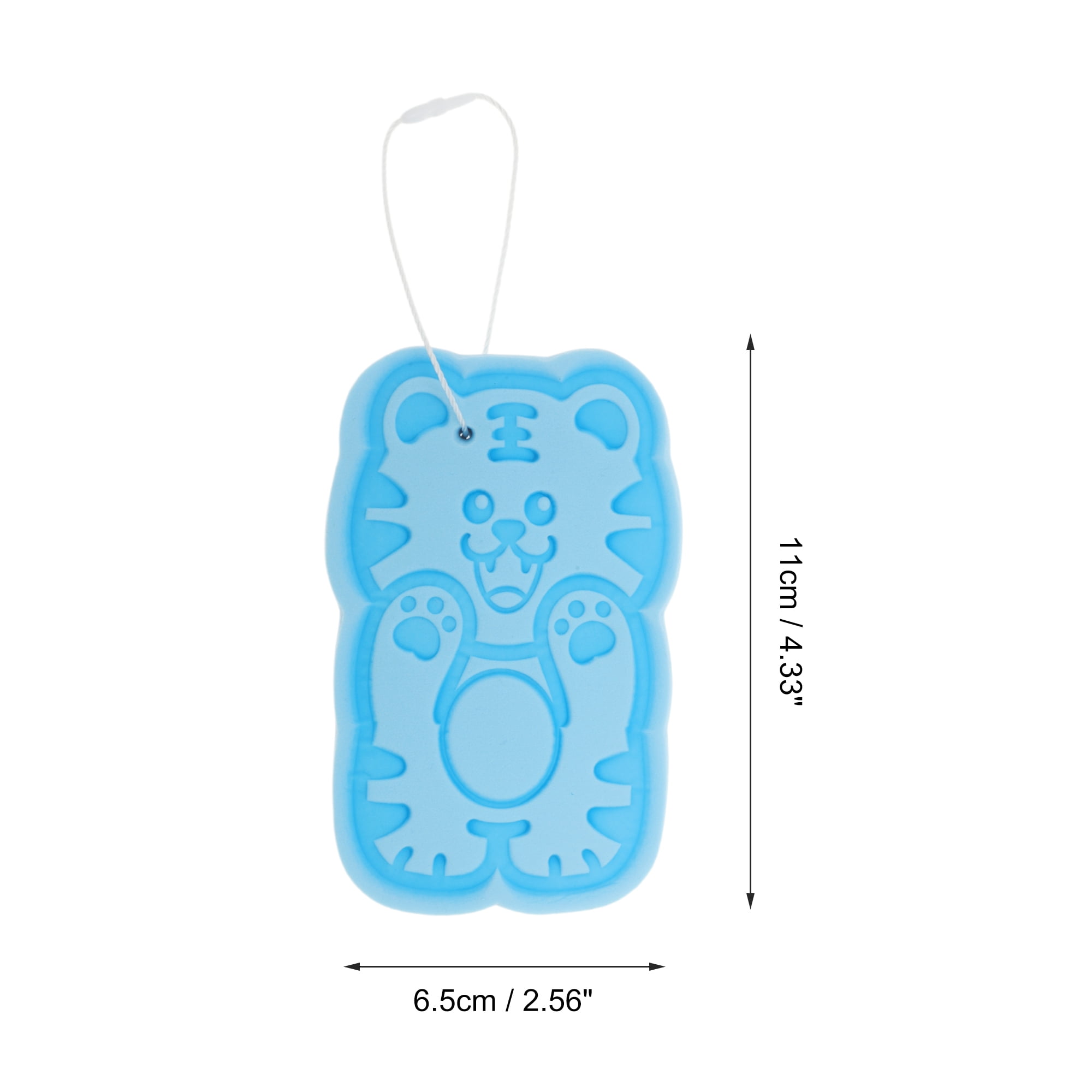 Unique Bargains Cartoon Bath Brush for Shower 4.33"x2.56"x0.79" Green