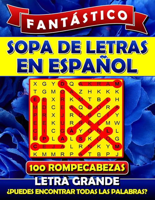 Fantástico Sopa De Letras En Espanol Letra Grande Spanish Word Search