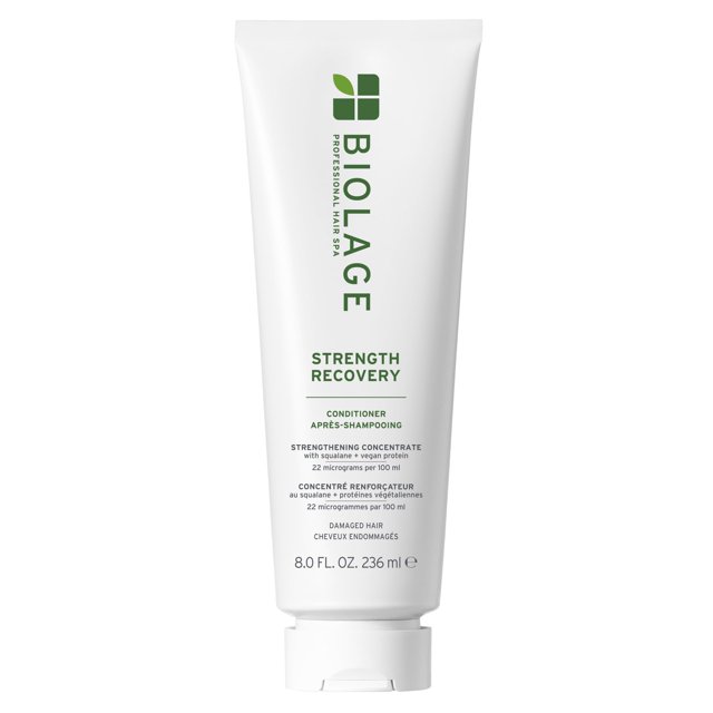 Biolage Strength Recovery Acondicionador Reparador de Cabello Dañado 236 ml | Acondicionador Reparador y Fortalecedor| Fórmula Vegana & Libre de Crueldad Animal