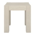 thumbnail image 6 of Evelyn&Zoe Langston 22" Wide Square Side Table, Alder White, 6 of 7
