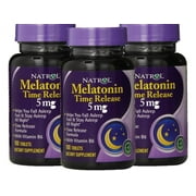 Natrol Melatonin Time Release 5mg Tablets - (Pack of 3)