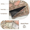 thumbnail image 5 of Floral Butterfly Large Area Rugs 5x8 ft Retro Pink Floral Leaf Butterfly Pink Glass Washable Rug Non Slip Indoor Carpet Absorbent Floor Mat for Living Room Bedroom Dining Room, 5 of 9