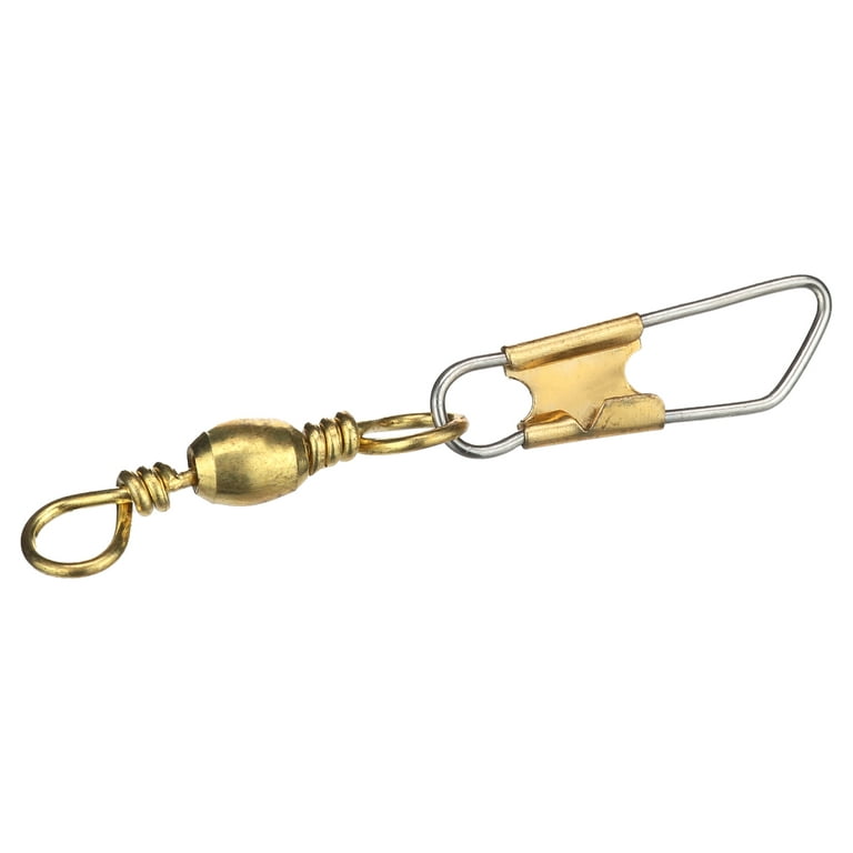 South Bend Snap Swivel Fishing Accessory, Brass, Size 3, 4-pack