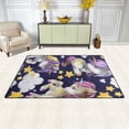 thumbnail image 3 of SKYSONIC Lightweight Soft Area Rugs Cute Unicorn Watercolor Floor Mat for Kids Playing Room Hardwood Floor Living Room Nursery Rugs, 60x39 in, 3 of 6