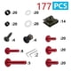 thumbnail image 4 of 177 Uds Kit de tornillos de carenado CNC tornillos tuerca para Honda CBR600RR CBR900RR CBR929RR CBR1000RR CBR 600RR 900RR 929RR 1000RR 600 F2 F3 F4, 4 of 5