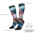 thumbnail image 4 of Honeii Bubbles Axolotl Fantasy Print Long Socks,Novelty Design Socks Gift for Men and Women,Crew Socks,Calf Socks, 4 of 6