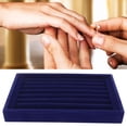 thumbnail image 4 of 7 Slots Jewelry Rings Tray, Versatile Easy To Display Jewelry Display Organizer Space Saving  For Ring, 4 of 8