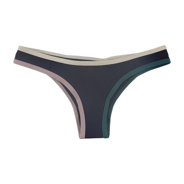 Tavik Jayden Moderate Bikini Swim Bottom para mujer, azul, pequeño