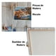 thumbnail image 3 of Portaretrato CHIC-FANTASY Blanco Madera y Lona con pinzas 1 pz, 3 of 5
