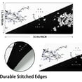 thumbnail image 3 of Black White Cherry Blossom Mouse Pad Japanese Sakura Death Life Flower Extended Desk Mat 90X40 CM Non-Slip Rubber Base Stitched Edge Large xxl Playmat for Gaming Laptop Computer Desktop 35.4×15.7 Inch, 3 of 6