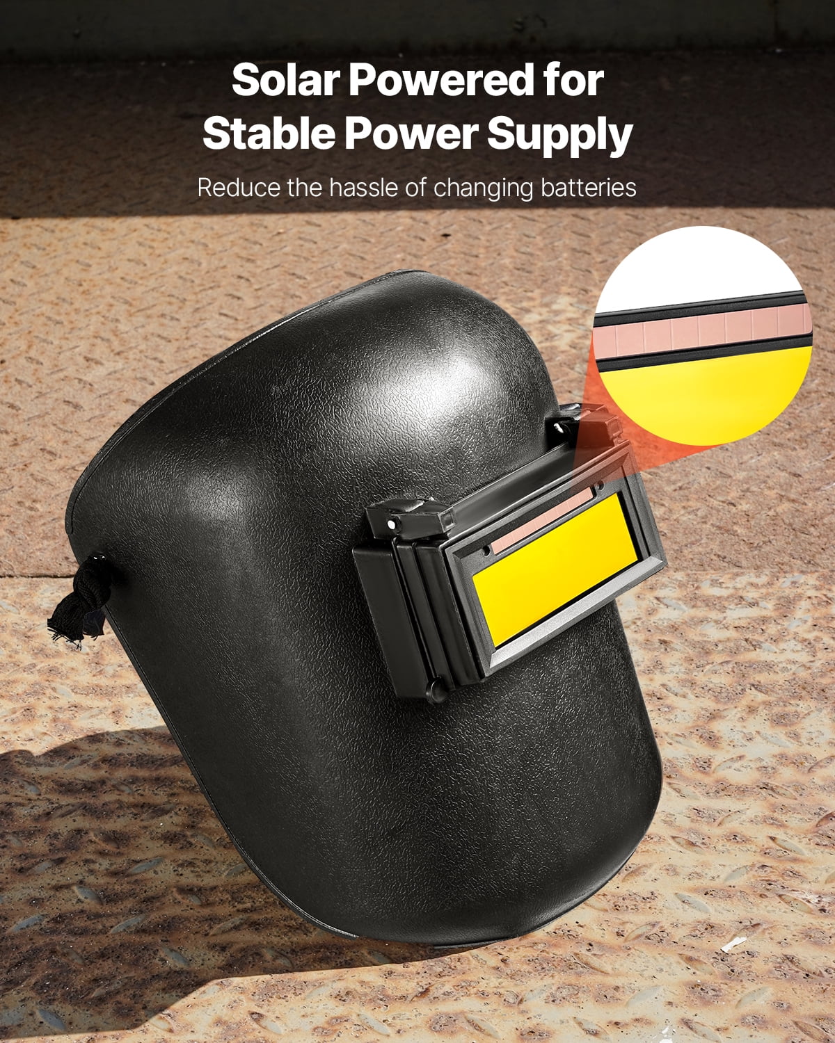 VEVOR Auto Darkening Welding Lens 4.25" x 2", Shade 11 True Color Welding Lens with Dual Arc Sensors & Gold Coating, Compatible with Most Welding Helmets for TIG, MIG, MMA, ARC Applications