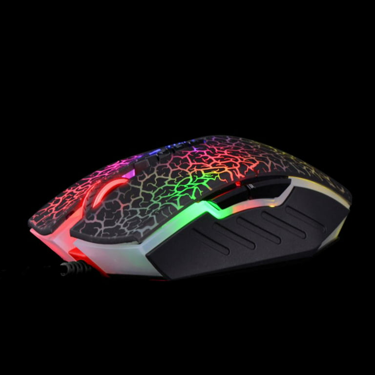 Bloody A70 4000DPI USB Optical Gaming Mouse color of the glare of the wired  mouse, PUBG, CSGO, LOL Mouse 