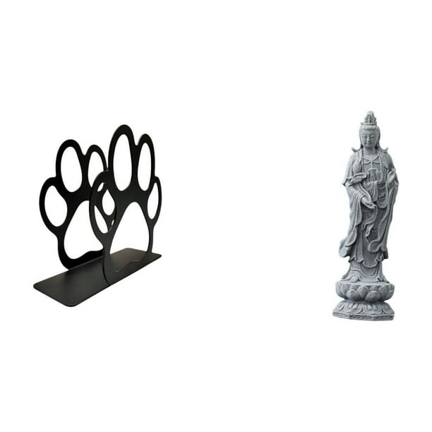Servilletero De Hierro Multiusos, Porta Billetes Con Forma De Huella De Perro, Decoración Para El Hogar, Elegante Organizador, Dispensador De Pañuelos, Estatua De Guan Yin, Accesorios,