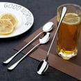 thumbnail image 4 of Lttoisl Cuillères à Souper en Acier Inoxydable, Ustensiles de Table en Métal Durables pour la Maison, le Camping en Plein Air, la Randonnée et les Voyages, Parfaites pour le Café, la Crème, la Soupe et le Thé, Compatibles Lave-Vaisselle, 4 of 8