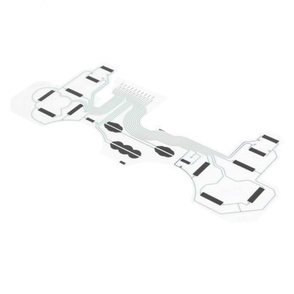 Placa De Circuito De Cinta De Cable Flexible De Película Conductora 4x Para Controlador PS3 194A tal se describe Sunnimix cable de teclado de película conductora