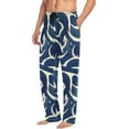 thumbnail image 4 of Men's Pajama Pants with Pockets Sleepwear Lounge Pants Stretch Casual Zebra Tie-dye Stripes, 4 of 6